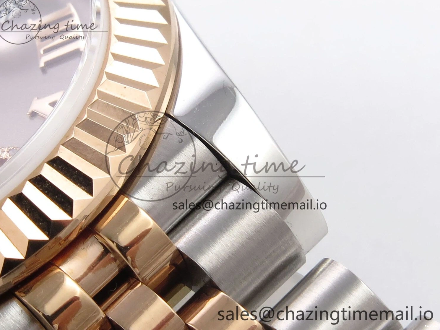 MiroTime 0401 Popular DateJust 31 278271 SS RG GMF 1:1 Best Edition 904L Steel Gray Roman Diamonds Dial on Jubilee Bracelet A 1165